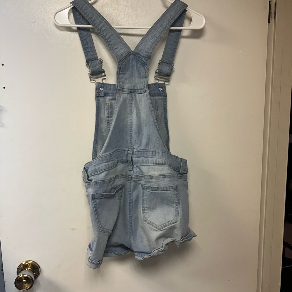 Light Blue Denim Overalls - Picture 2 of 2